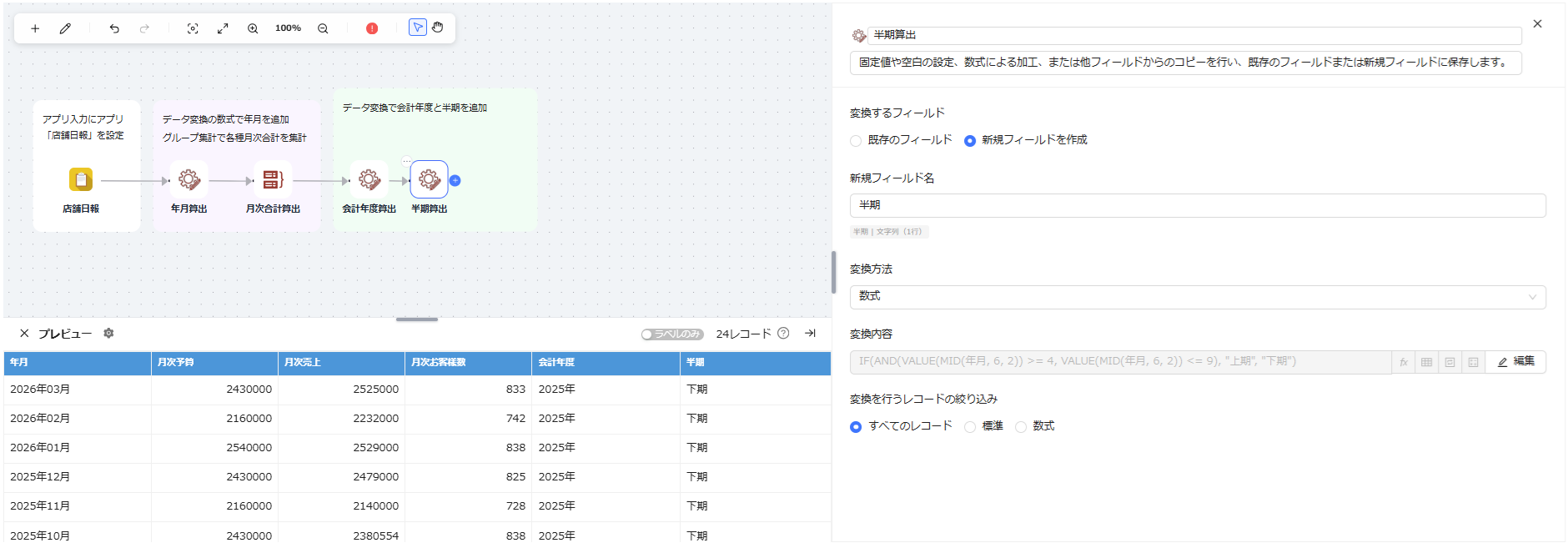 データ変換設定3