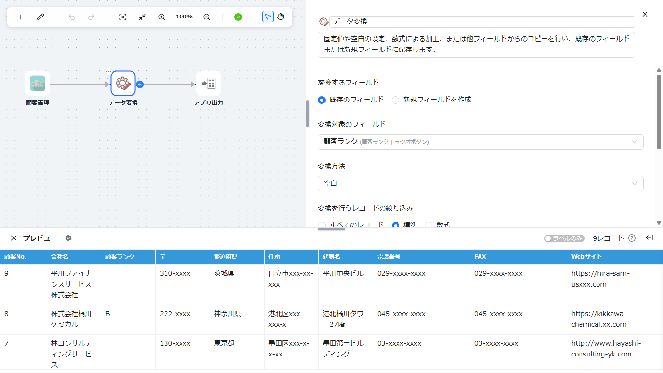 データ変換動作イメージ
